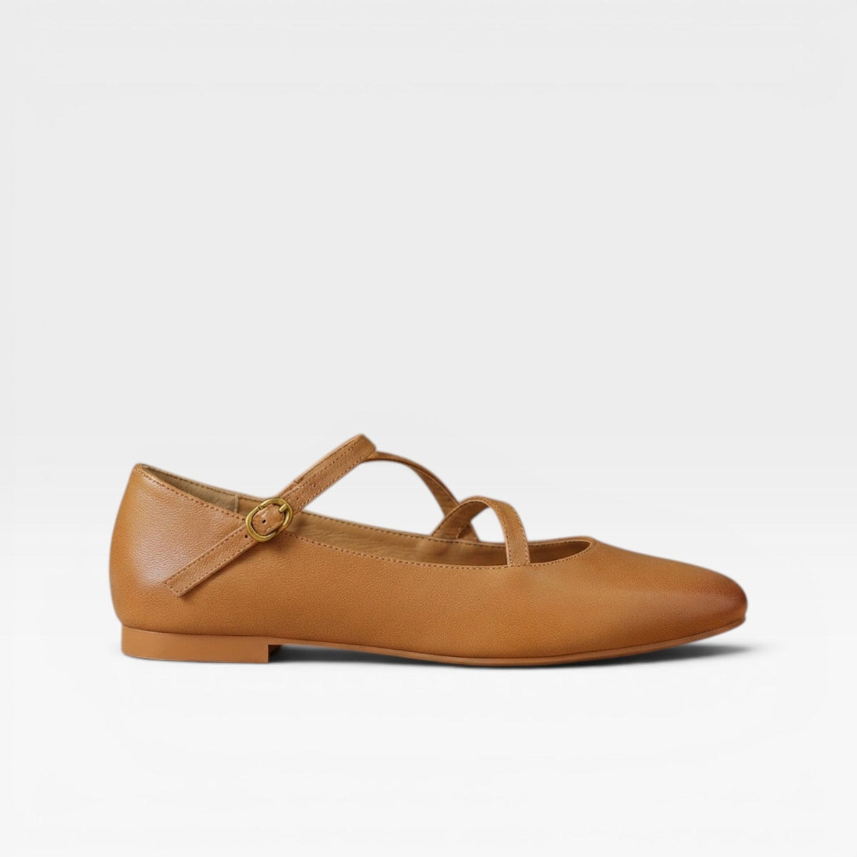 Women's Leather Mary Jane Flats
