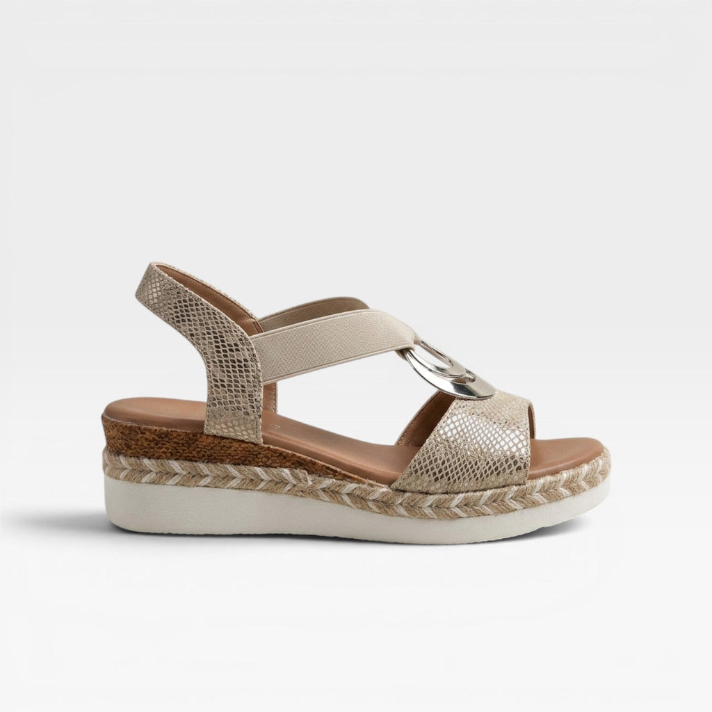 Women's Espadrille Wedge Platform Sandals