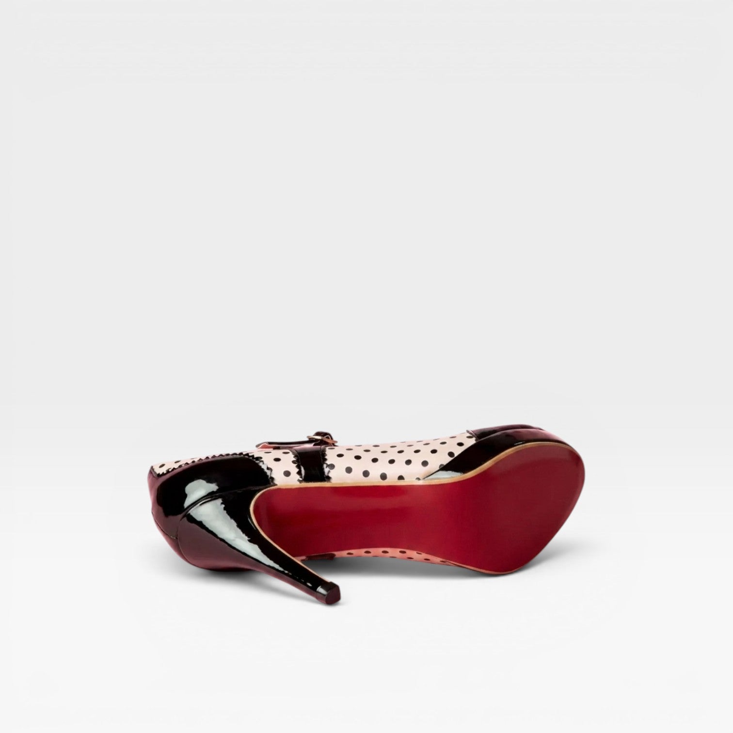 Women's Vintage Polka Dot Mary Jane Pumps