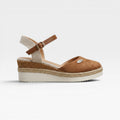 Women's Espadrille Wedge Sandals with Ankle Strap