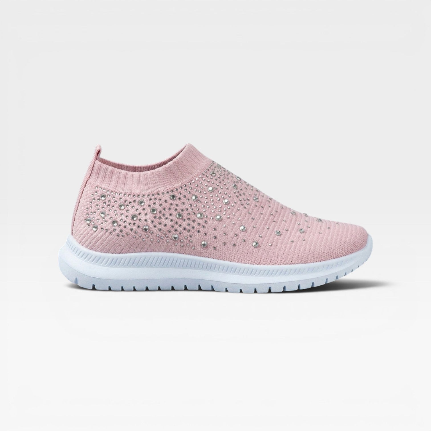 Women's Crystal Knit Slip-On Trainers