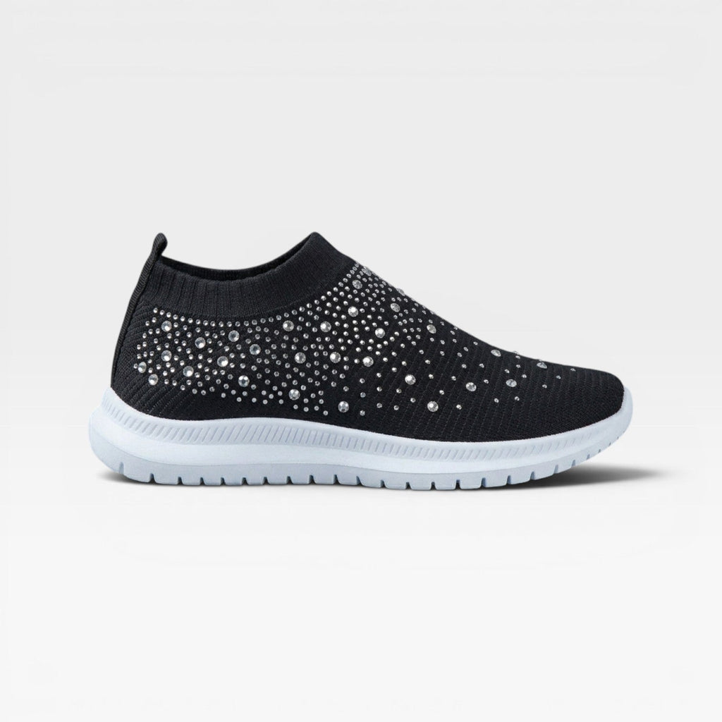 Women's Crystal Knit Slip-On Trainers