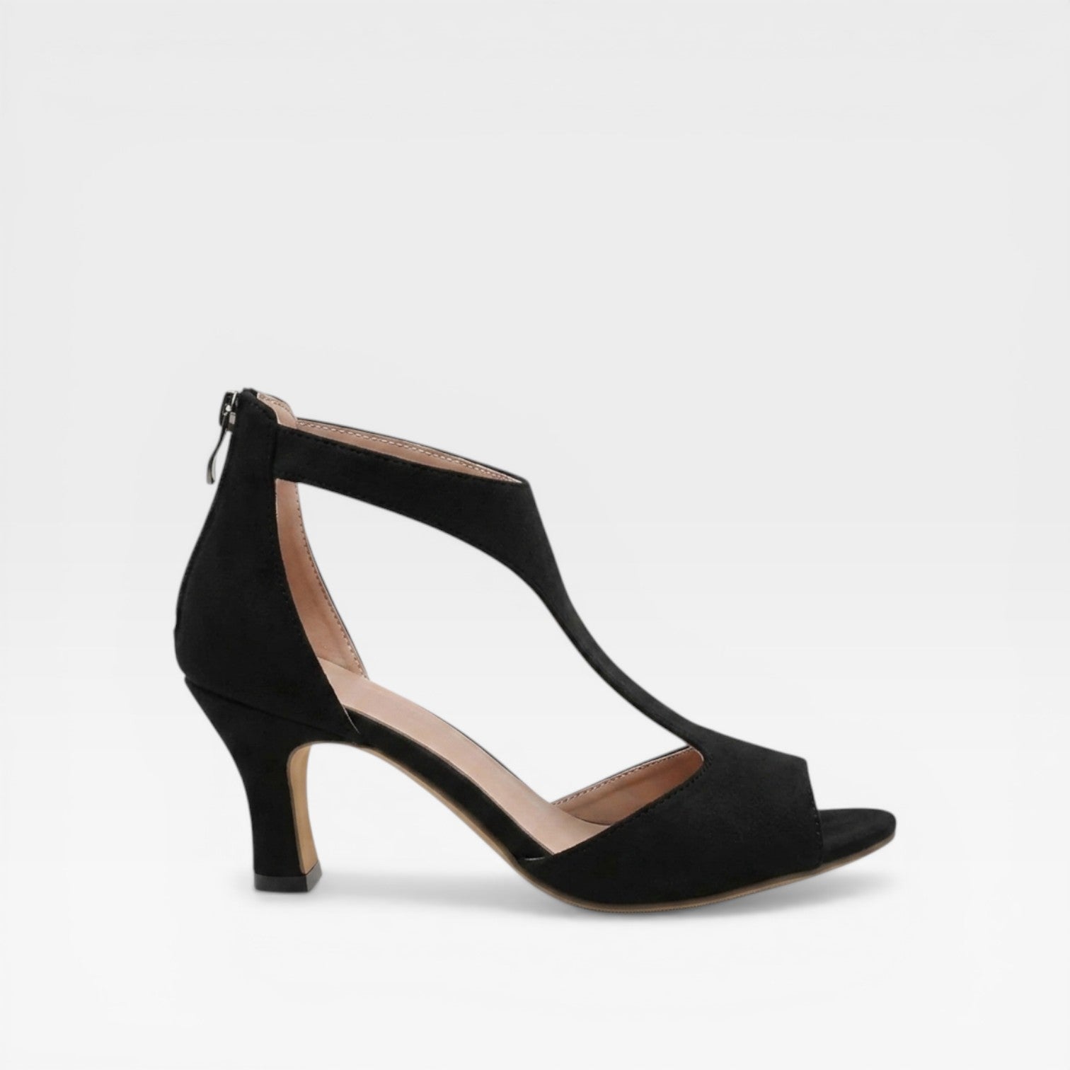 Women's Open-Toe Kitten Heel Pumps for Summer