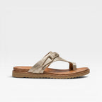 Women's Leather Toe-Loop Orthopedic Sandals