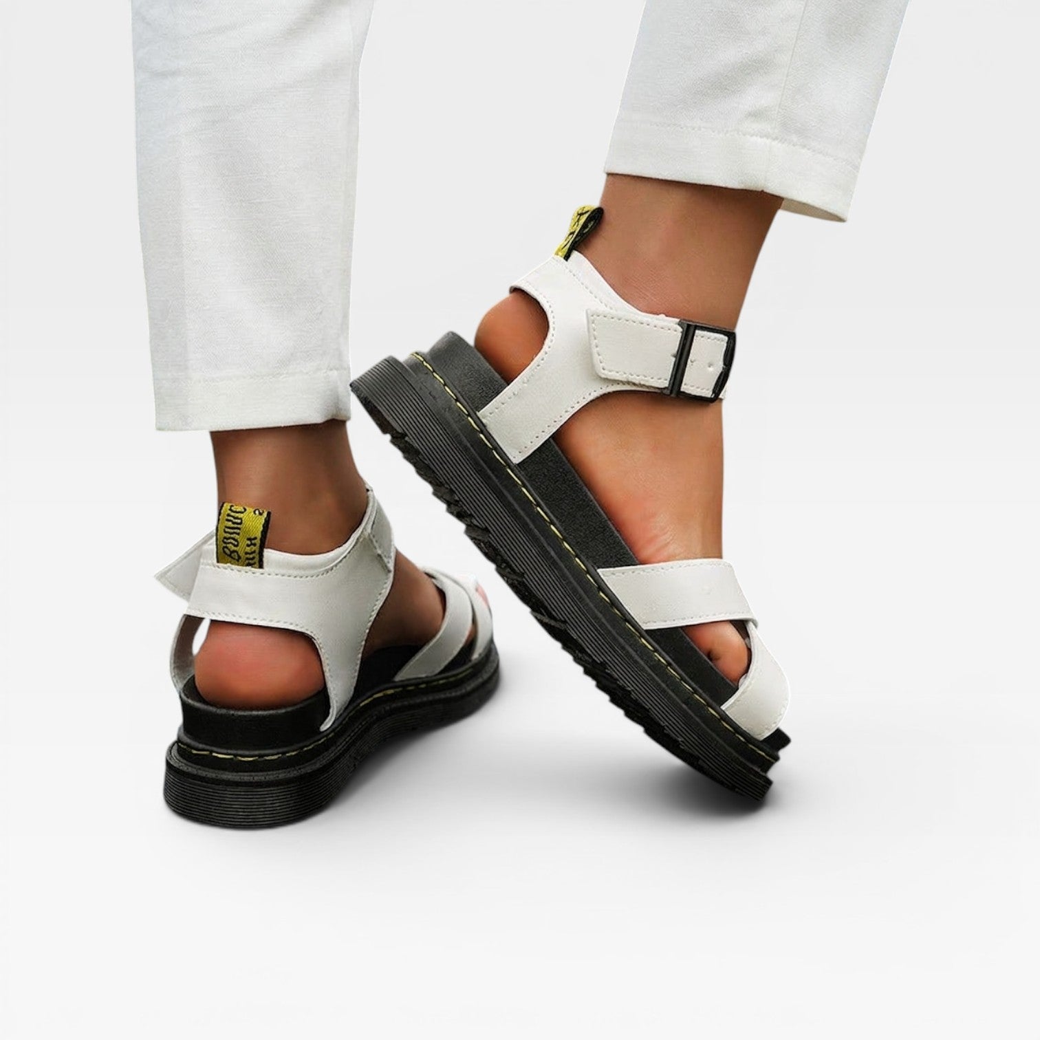 Women's Chunky Platform Cross-Strap Sandals