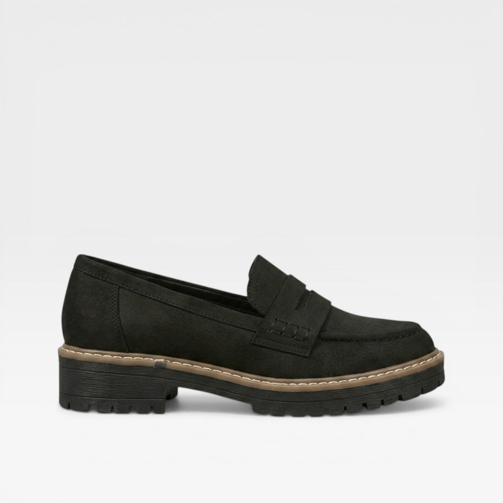 Women's Suede-Look Slip-On Walking Loafers