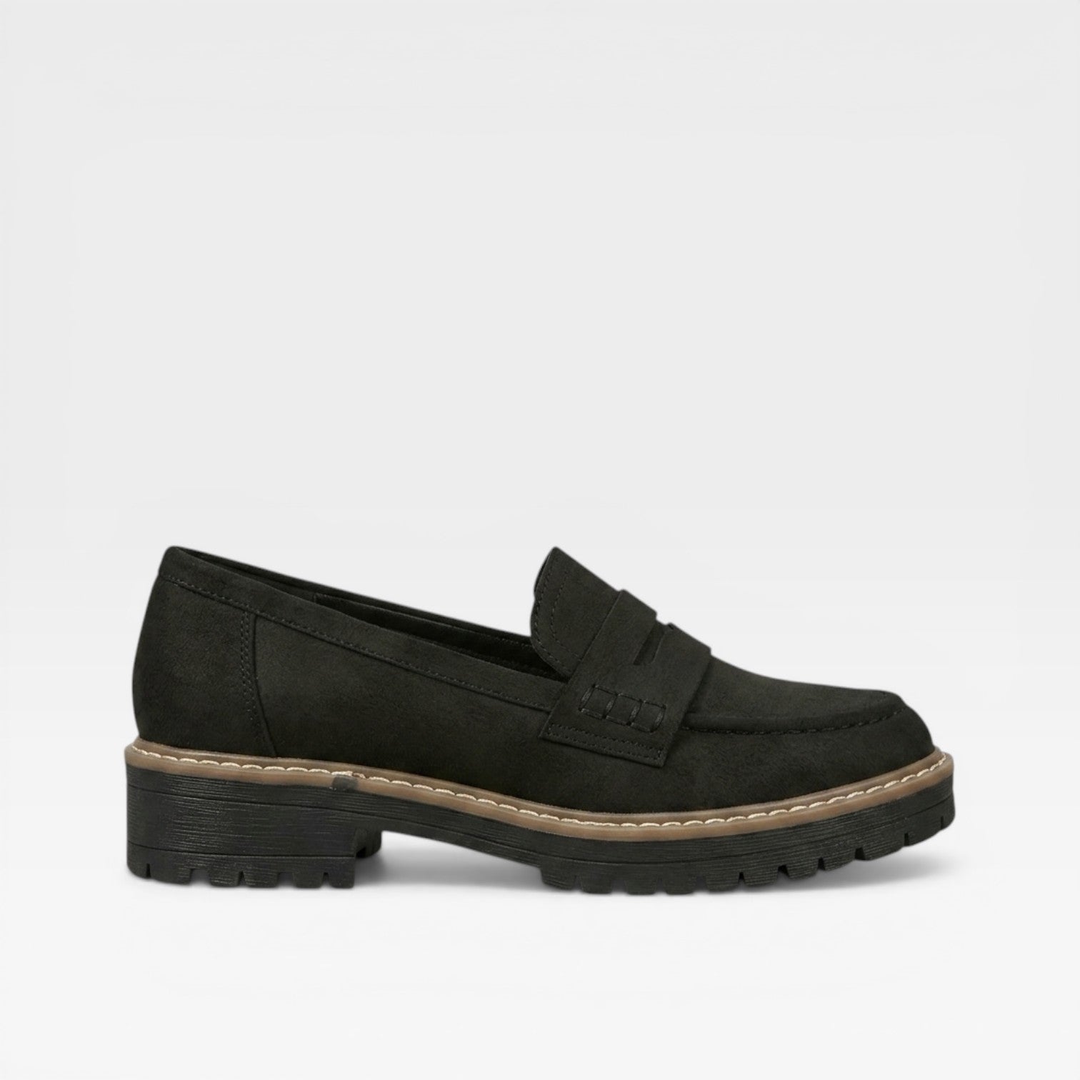 Women's Suede-Look Slip-On Walking Loafers
