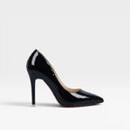 Women's Glossy Pointed-Toe Stiletto Pumps for Occasions