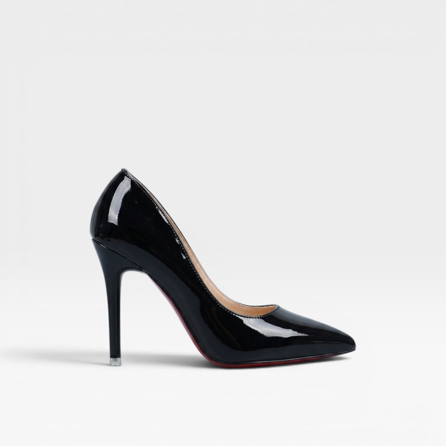 Women's Glossy Pointed-Toe Stiletto Pumps for Occasions