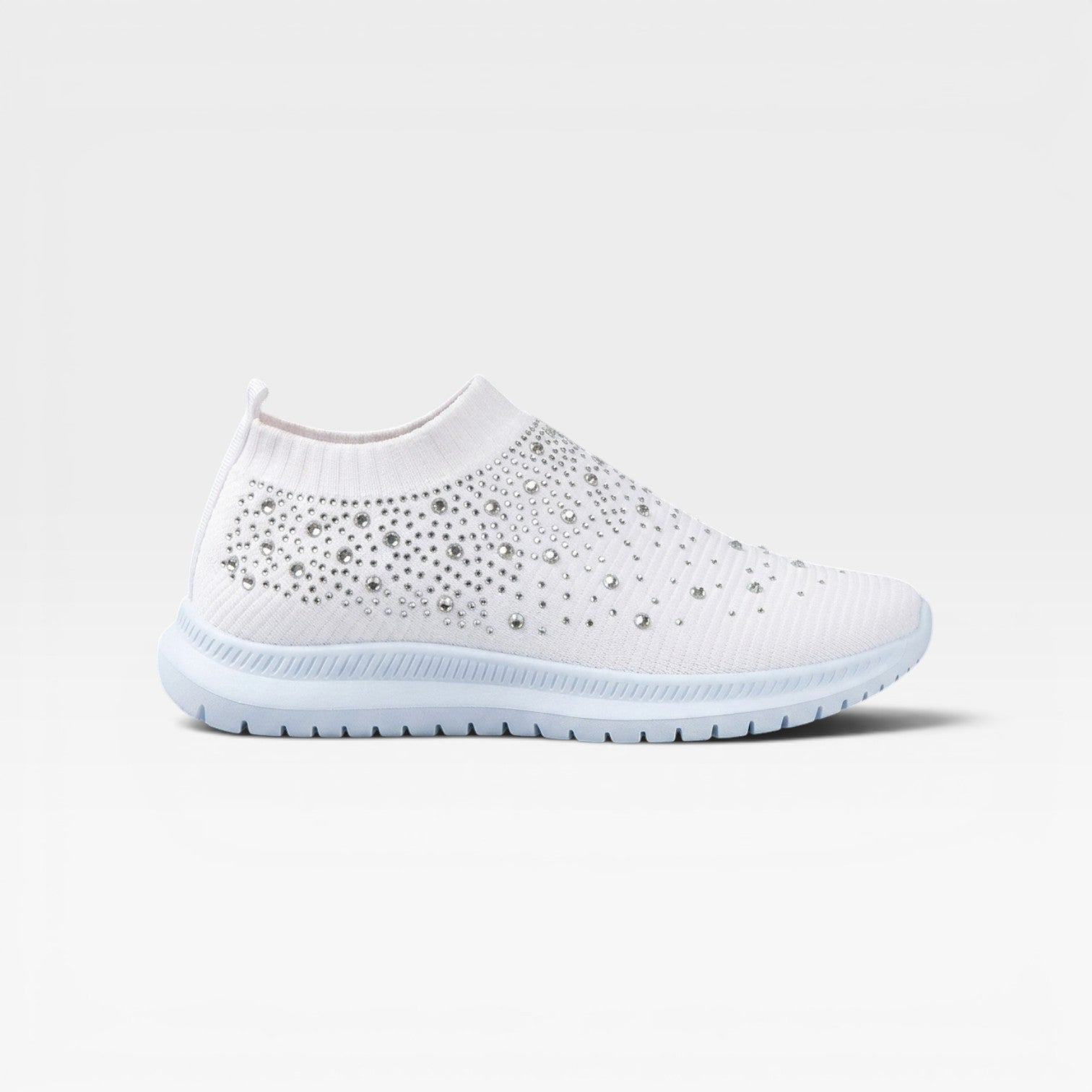 Women's Crystal Knit Slip-On Trainers