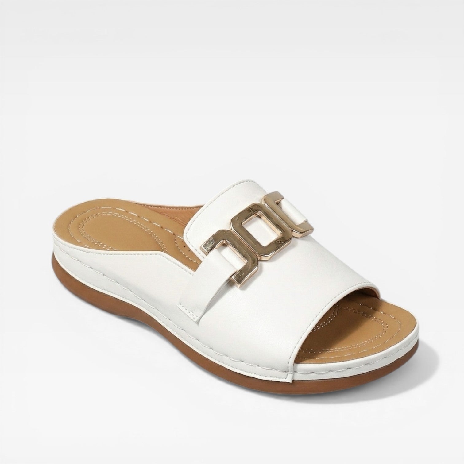 Women's Dressy Buckle Sandals with Adjustable Fit