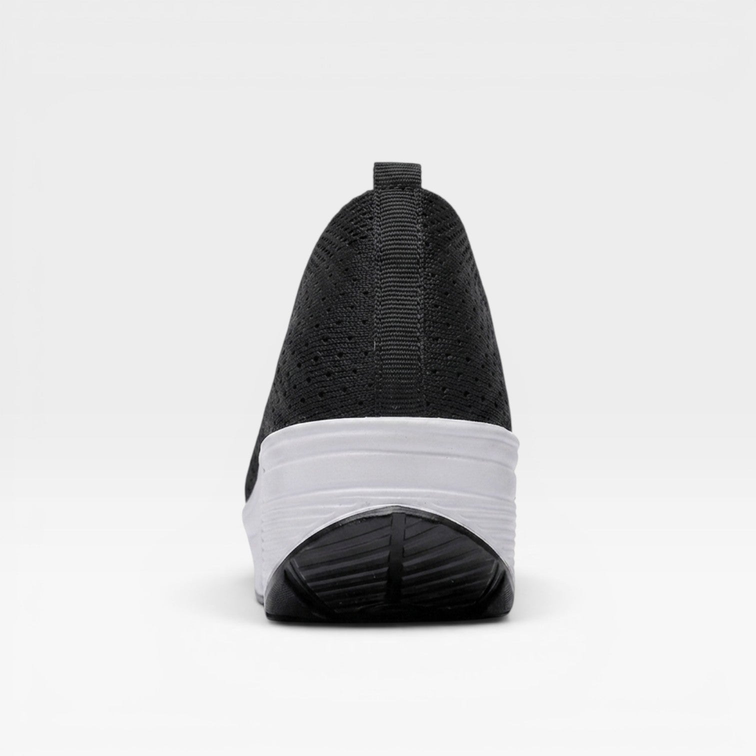 Women's Breathable Knit Slip-On Platform Trainers