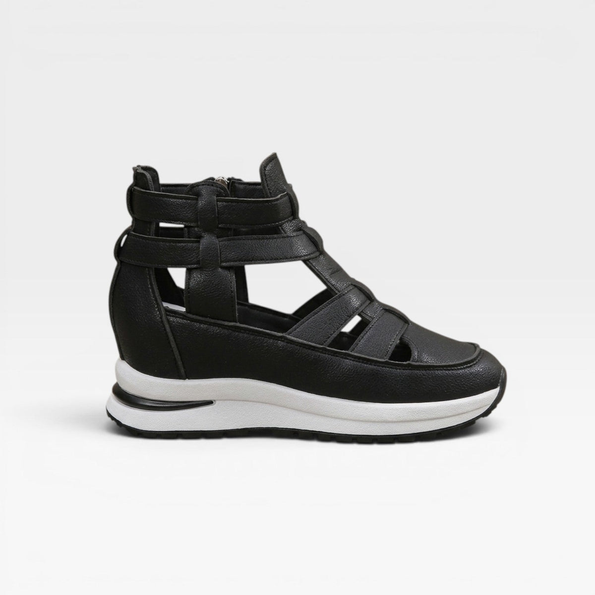Women's Platform Wedge Cutout Sneakers
