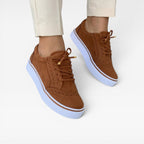 Women's Lace-Up Brogue Platform Trainers
