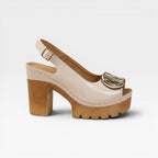Women's Chunky Platform Buckle Sandals