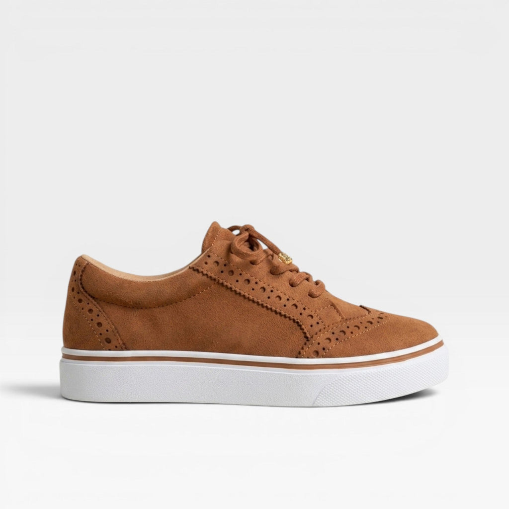 Women's Lace-Up Brogue Platform Trainers