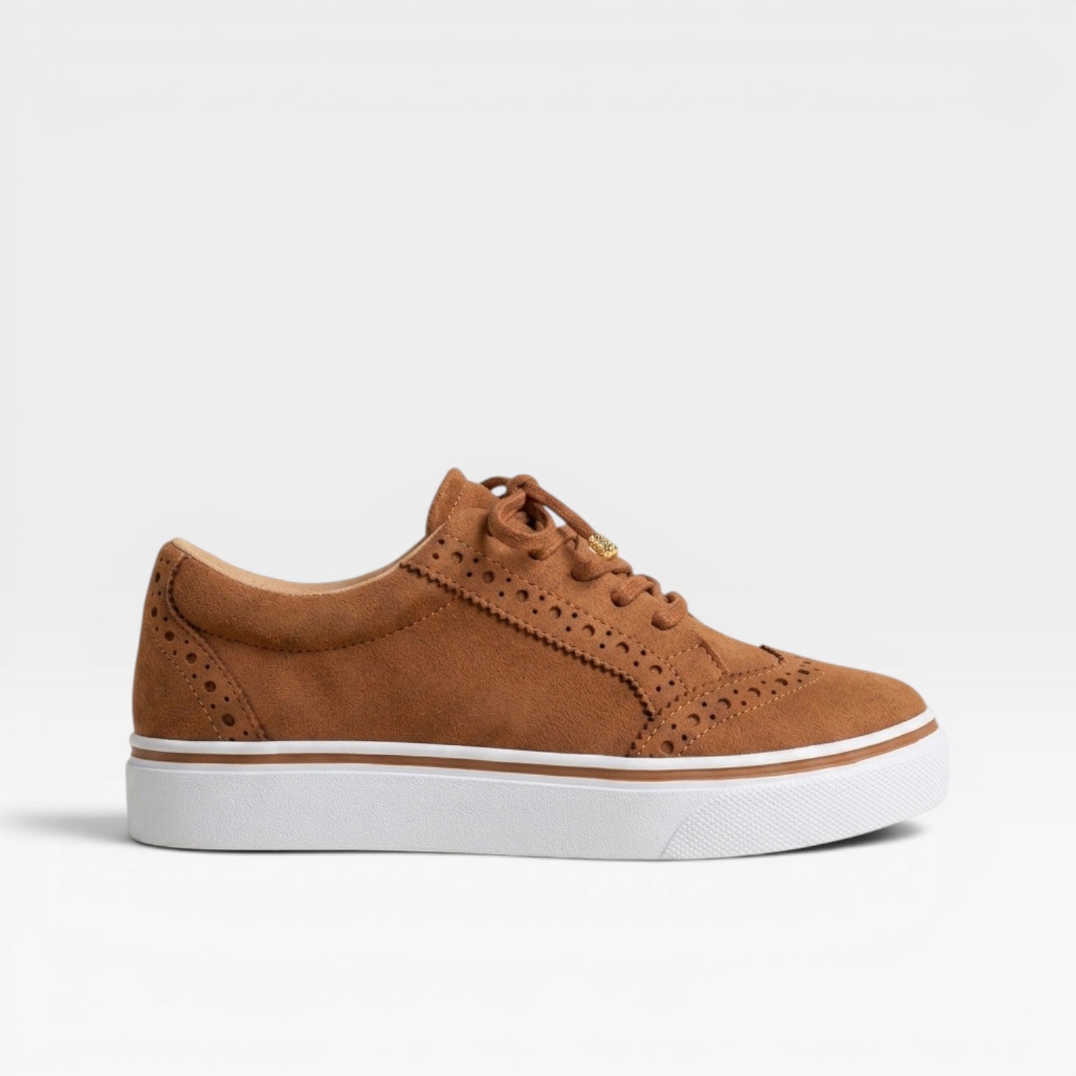 Women's Lace-Up Brogue Platform Trainers
