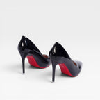 Women's Glossy Pointed-Toe Stiletto Pumps for Occasions