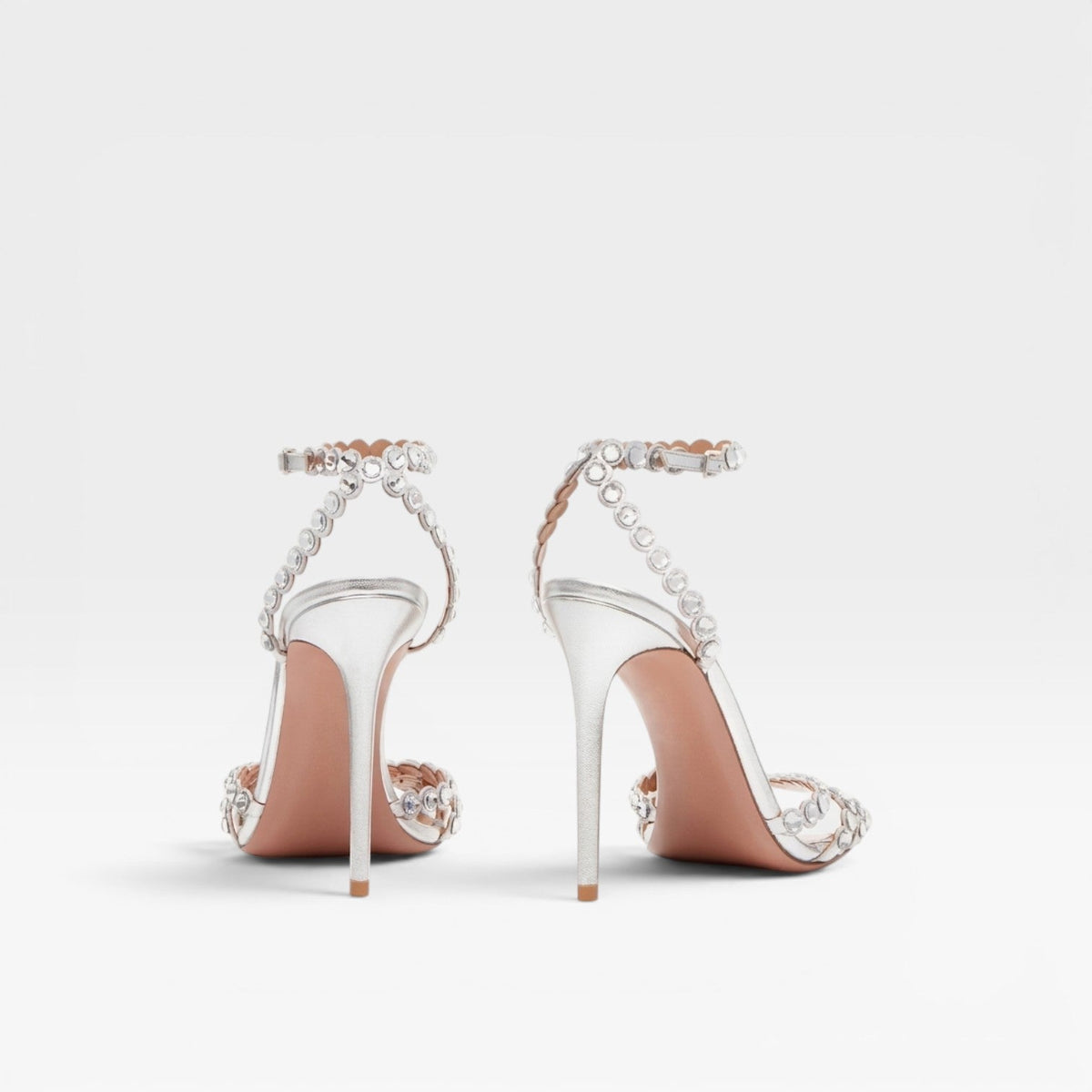 Women's Crystal Strappy Stiletto Heels