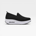 Women's Breathable Knit Slip-On Platform Trainers