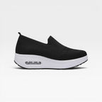 Women's Breathable Knit Slip-On Platform Trainers