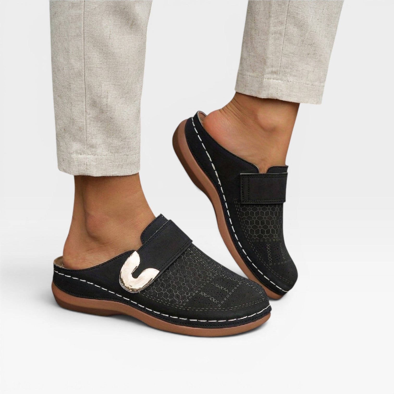 Women's Soft Slip-On Closed-Toe Mules