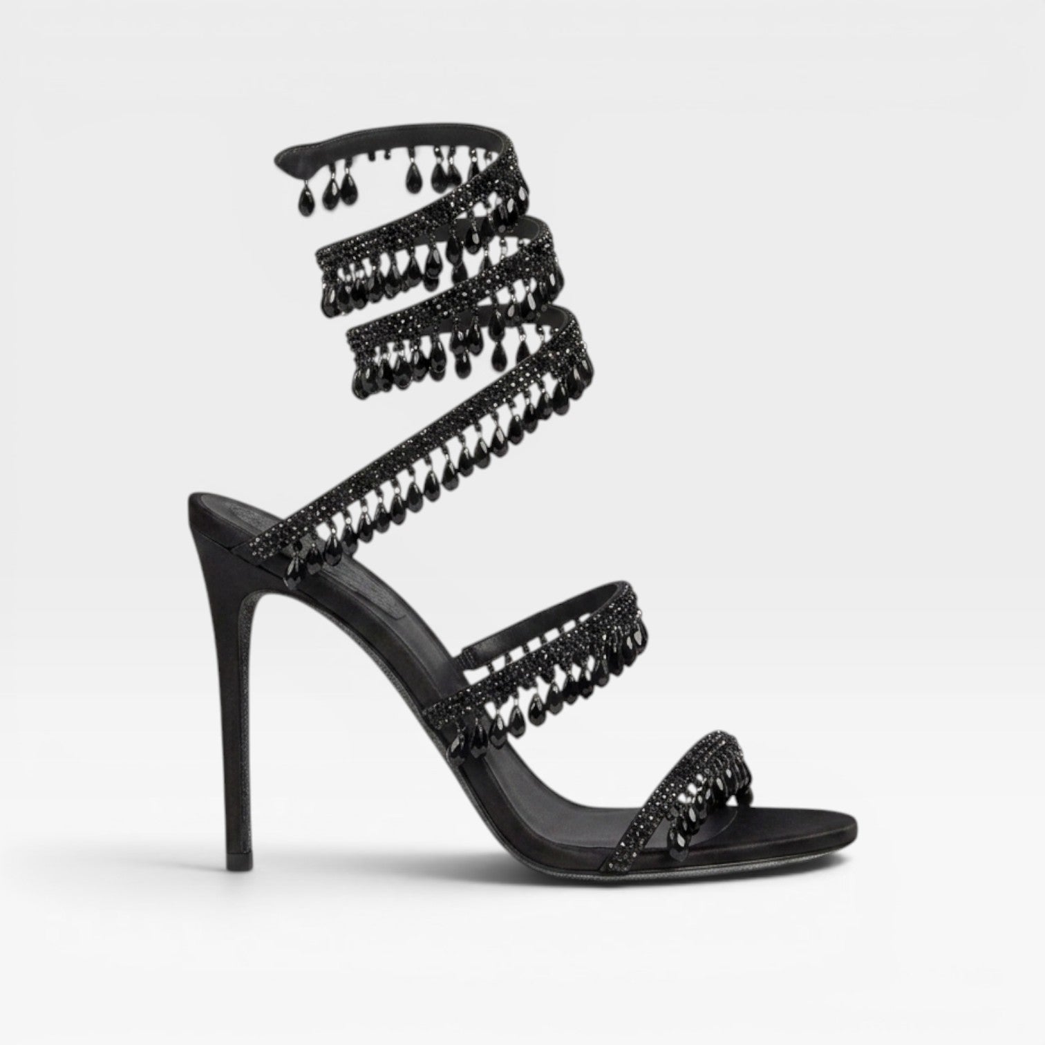 Women's Crystal Embellished Strappy Evening Sandals