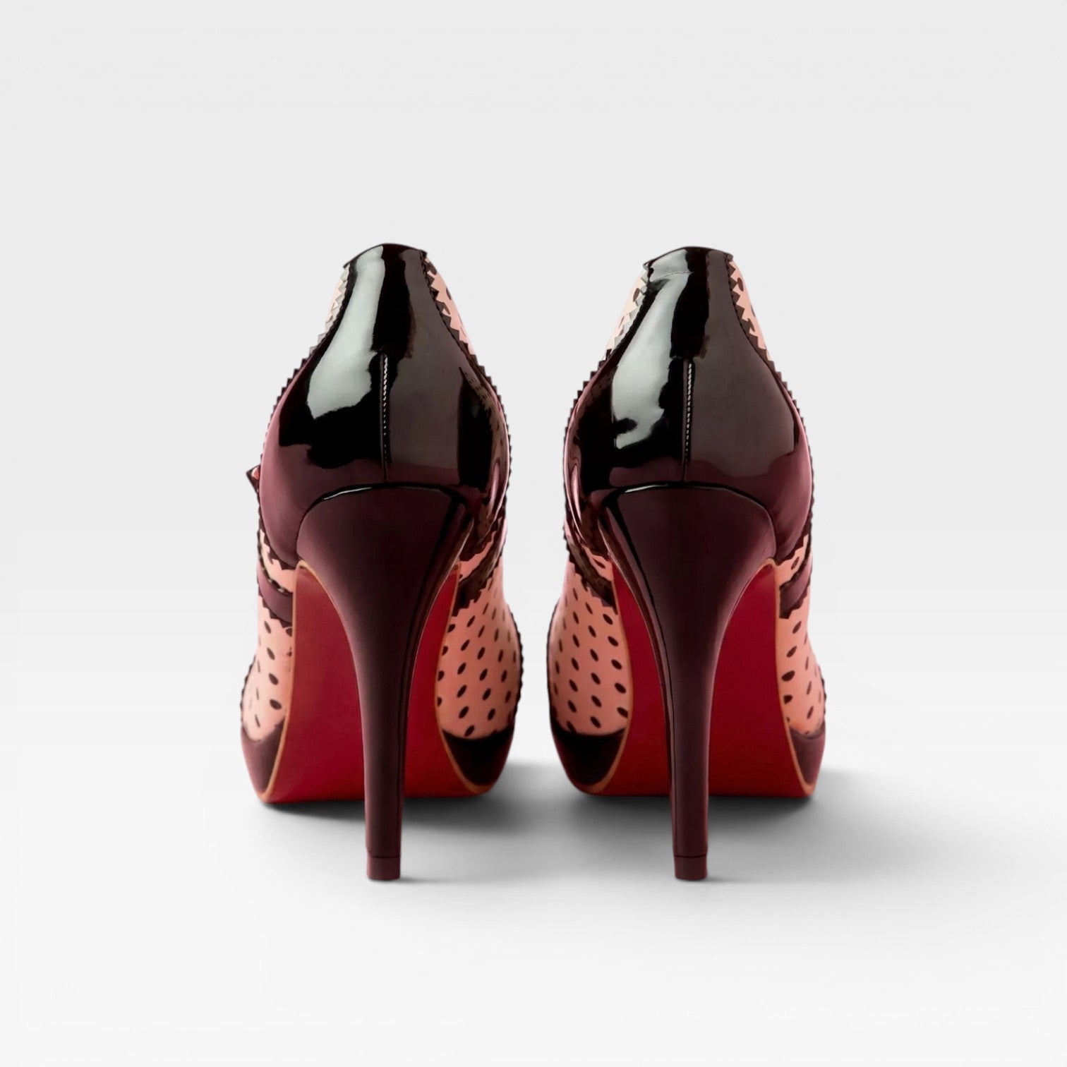 Women's Vintage Polka Dot Mary Jane Pumps