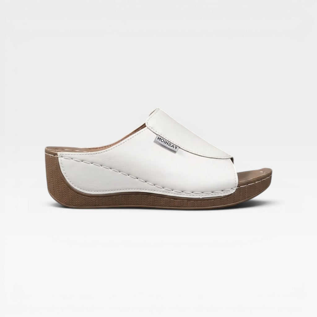 Women's Cushioned Wedge Slide Sandals
