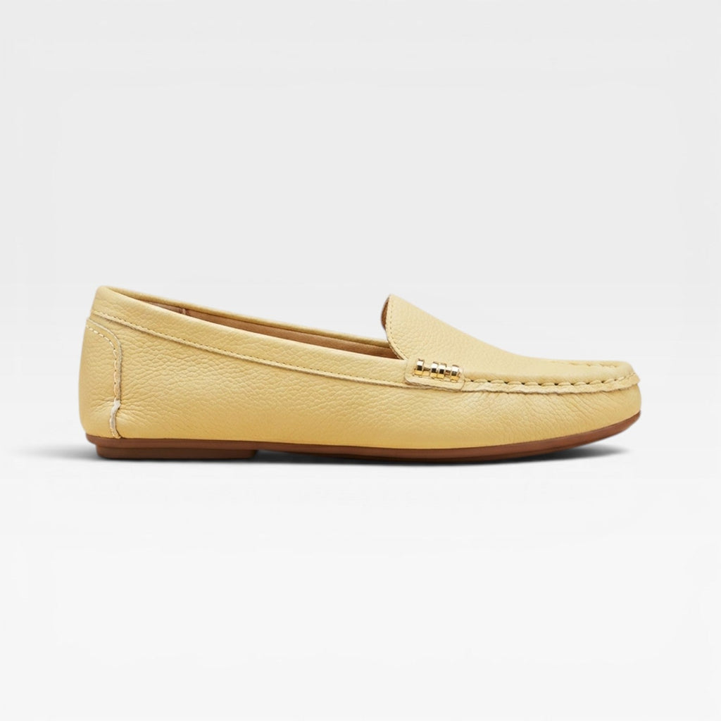 Women's Leather Bit Buckle Loafers