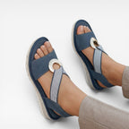 Women's Boho Toe-Loop Slingback Sandals