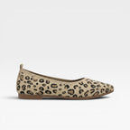Women's Leopard-Print Knit Ballet Flats