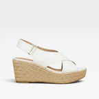 Women's Cross-Strap Espadrille Wedge Sandals