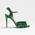 Women's Knotted Multi-Strap Stiletto Sandals