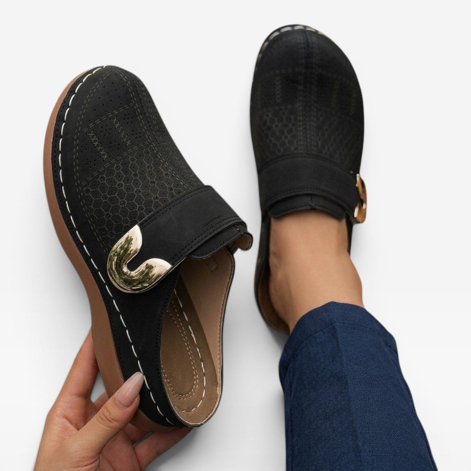 Women's Soft Slip-On Closed-Toe Mules