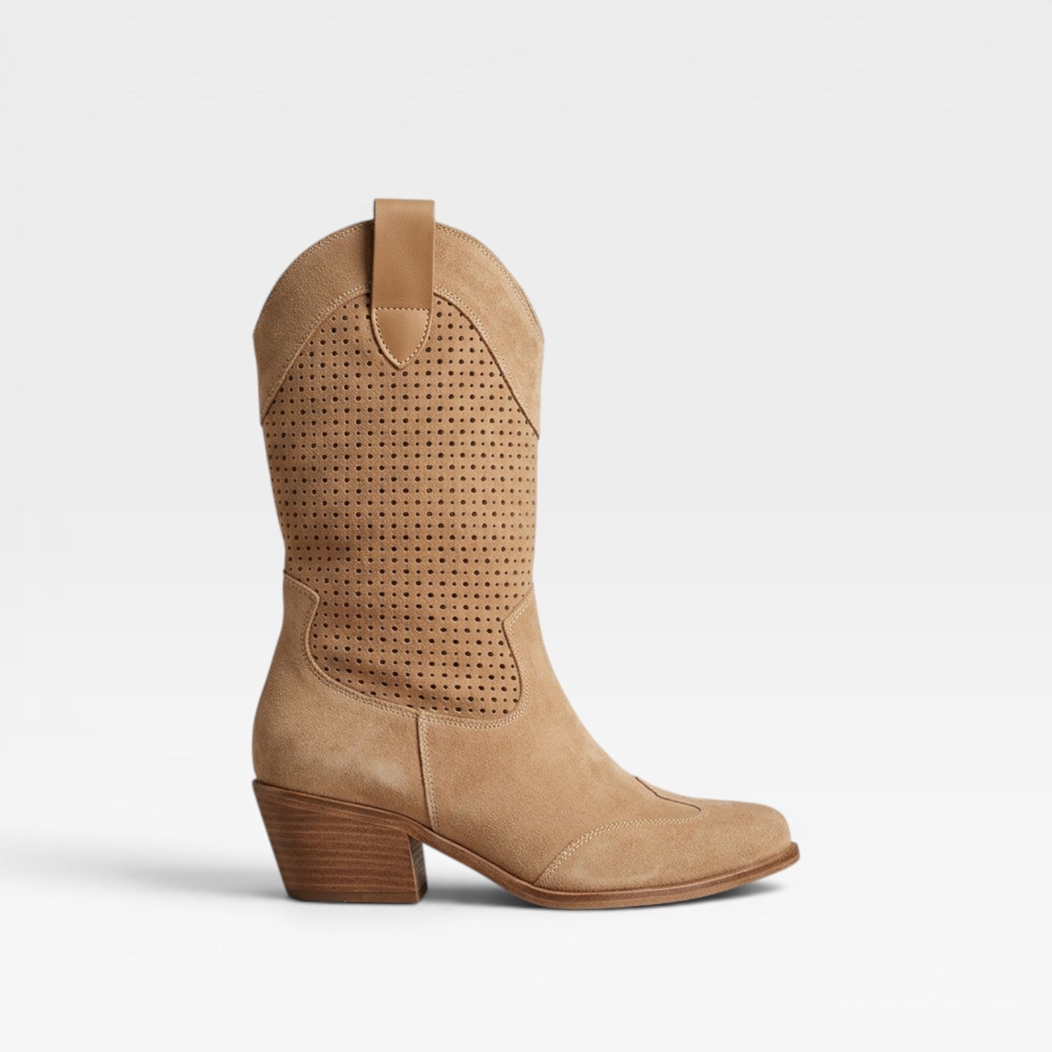 Women's Perforated Western Summer Boots