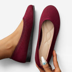 Women's Cushioned Knit Slip-On Ballet Flats