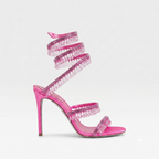 Women's Crystal Embellished Strappy Evening Sandals
