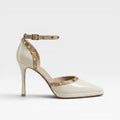 Women's Studded Strap Pointed-Toe Stiletto Pumps