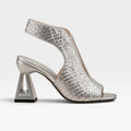 Women's Sculpted Heel Woven Statement Sandals
