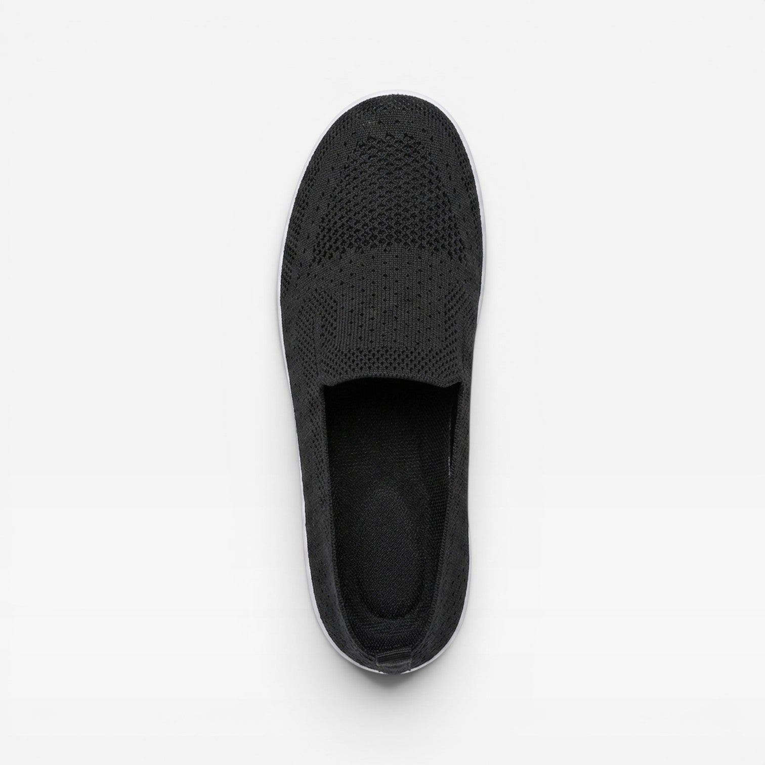 Women's Breathable Knit Slip-On Platform Trainers
