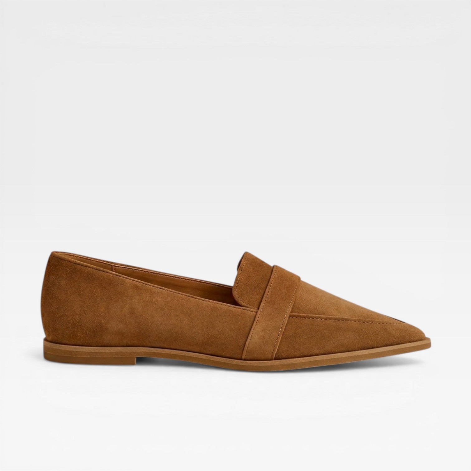 Women's Elegant Pointed-Toe Suede Loafers