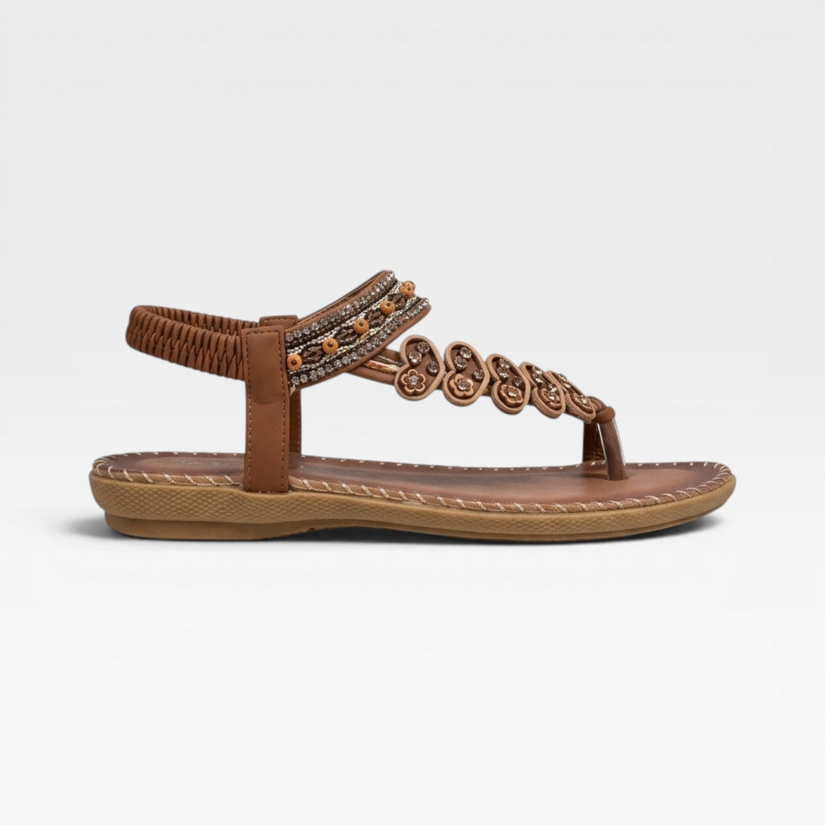 Women's Beaded Slingback Summer Sandals