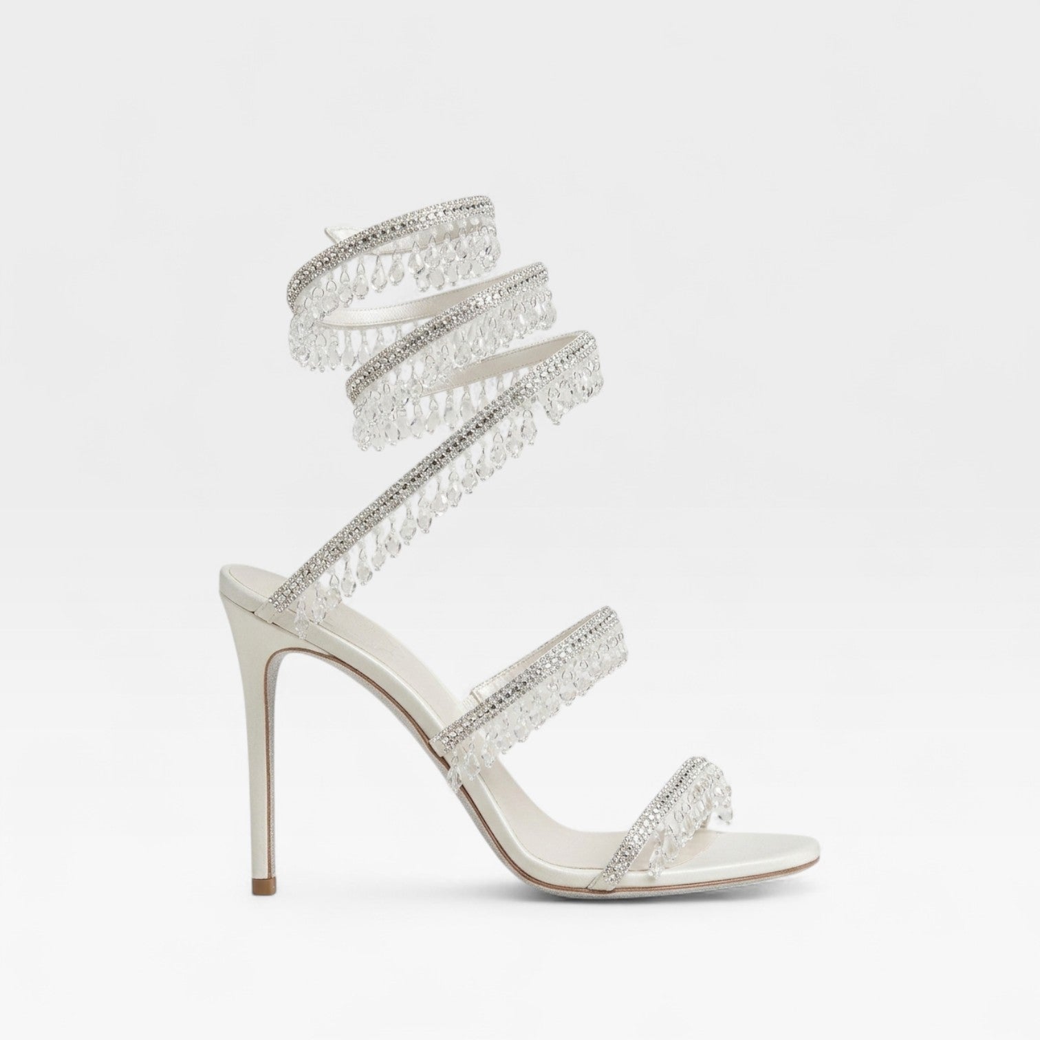Women's Crystal Embellished Strappy Evening Sandals