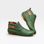 Women's Cushioned Leather Ankle Boots for Autumn