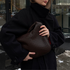 Women's Woven Oversized Shoulder Bag