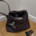 Women's Oversized Vegan Leather Tote