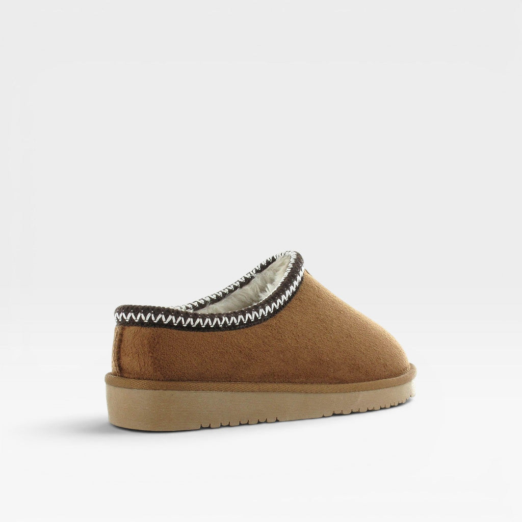 Women's Faux Fur Lined Suede Clogs