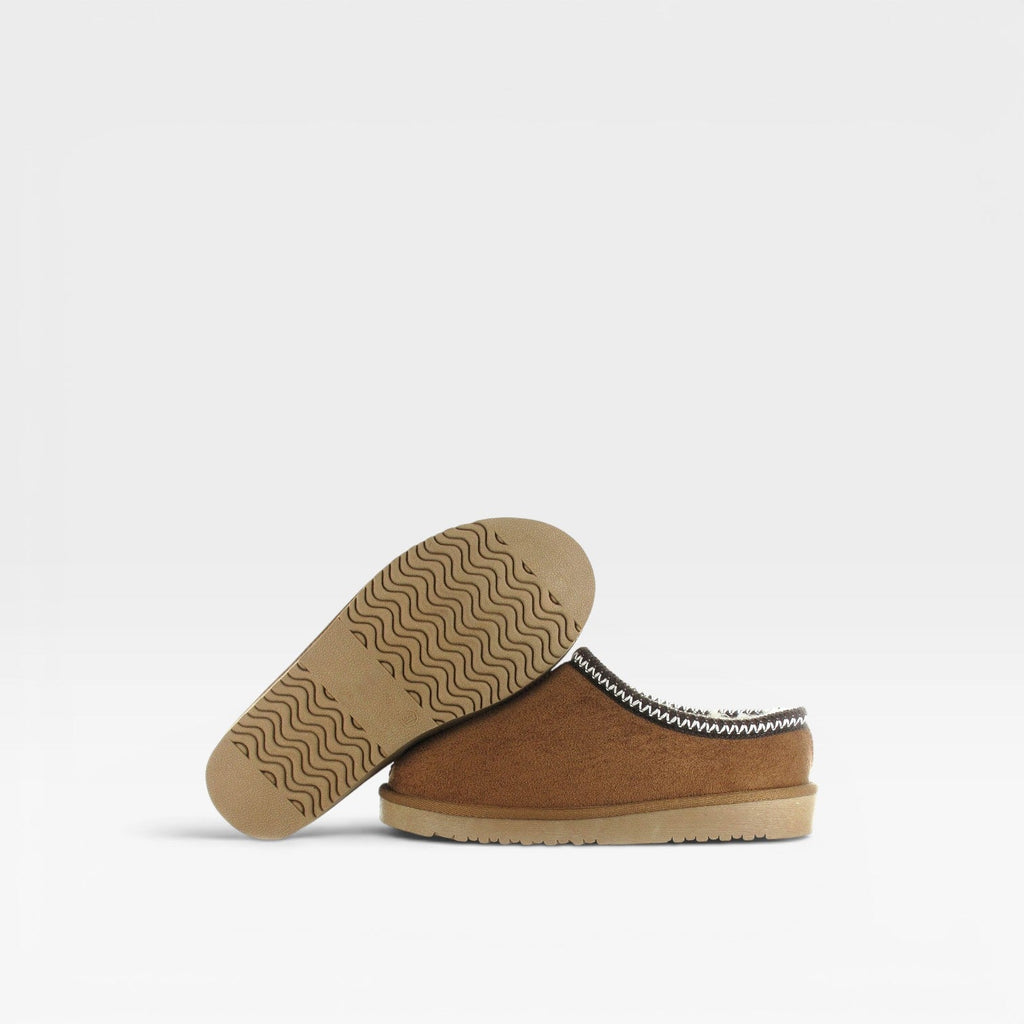 Women's Faux Fur Lined Suede Clogs