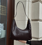 Women's Structured Woven Tote Bag